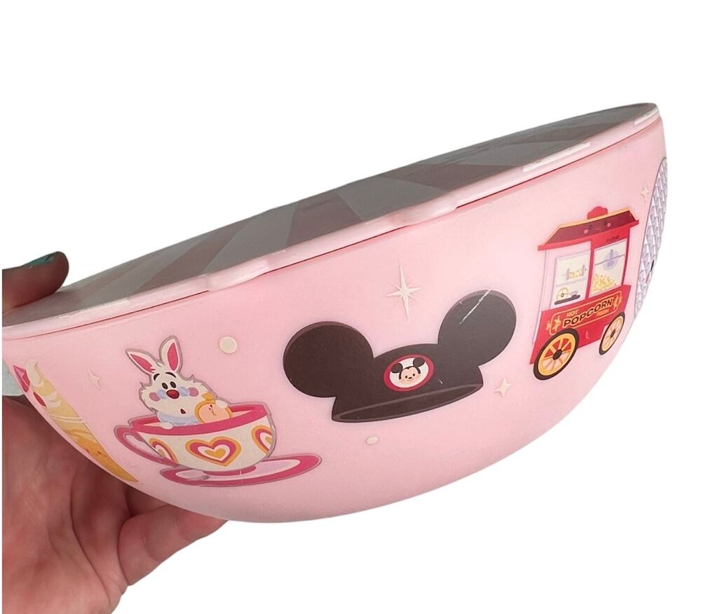 Disney Parks Jerrod Maruyama Kingdom of Cute Travel Lunch Pink Mickey Bowl